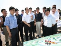 中電投江西省委書記蘇榮視察江西彭澤核電項目現場