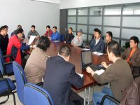 公司進行2008年一季度工程保衛工作責任書考評